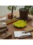 Yaprak Formlu Fıstık Yeşili Dekoratif Tabak 16 cm x 14 cm 2