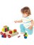 Nessiworld Playwood Ahşap Renkli Küp Bloklu Araba 312 2