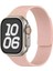 Apple Watch 11-10 42MM 9 8 7 41MM Se 6 5 4 40 2 3 38MM Uyumlu Manyetik Silikon Deri Dokulu Kordon 3