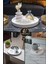 Yuvarlak Modern Beton Tabak – Takı Tabağı, Mum Tabağı, Sunum Tepsisi, Orta Sehpa Dekoru, Organizer 4