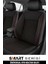 Mini Clubman (F54) One D 1.5 (116 Hp) Steptronic 2019 Uyumlu Smrt Serisi Tay Tüyü Siyah-Kırmızı Oto Kılıfı Tam Set 1