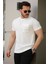 Erkek Cepli Kolyeli Kısa Kollu Örme Kumaş T-Shirt 1