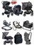 9 Parça Bebek Çeyiz Seti Bebek Arabası Puset Beşik Yürüteç Ana Kucağı Kanguru Bebek Bakım Çantası 1