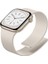Apple Watch 11-10 42MM 9 8 7 41MM Se 6 5 4 40 2 3 38MM Uyumlu Manyetik Silikon Deri Dokulu Kordon 1