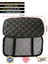 Audi A3 2003-2012 Mixgiftz Deri Oto Kolçak Kılıfı Örtüsü Capitone Süngerli Sarı Nakışlı 2