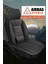 Skoda Rapid 1.4 Tdi Cr 90 Green Tec Ambition Dsg 2019 Uyumlu Taş Serisi Deri Siyah Oto Kılıfı Tam Set 3