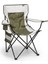 Kamp Sandalyesi, Outdoor, Plaj ve Piknik Için Katlanır Kamp Sandalyesi, Xl Boy- Yeşil - Beyaz 1
