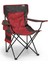 Kamp Sandalyesi, Outdoor, Plaj ve Piknik Için Katlanır Kamp Sandalyesi, Xl Boy- Kırmızı- Kahve 1