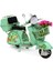 Dekoratif Metal Scooter Sepetli 1