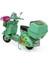 Dekoratif Metal Scooter Sepetli 3