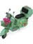 Dekoratif Metal Scooter Sepetli 4