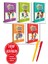 Alfa Kalem+ Eğitici 5 Kitap (Peapod Readers 1-2-3-4-5) Ingilizce Yeni Redhouse Yayınları 1