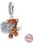 Kanatlı Çiçekli Ayı Charm 2