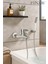 Lahza Krom Silver Set Mutfak Evye Banyo Lavabo Bataryası Duş Robotu Modern Şık Tasarım Set 4