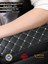Renault Clio 2 Hb 1998-2004 Mixgiftz Deri Oto Kolçak Kılıfı Örtüsü Capitone Süngerli Beyaz Nakışlı 1