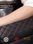 Toyota Corolla 1998-2002 Mixgiftz Deri Oto Kolçak Kılıfı Örtüsü Capitone Süngerli Kırmızı Nakışlı 1