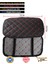 Hyundai Accent 2006-2012 Mixgiftz Deri Oto Kolçak Kılıfı Örtüsü Capitone Süngerli Kırmızı Nakışlı 2