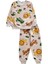 Erkek Çocuk Pamuklu İki İplik Şardonlu Bej Renk Safari Desenli Pijama Takımı 2