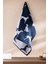 Yeni Sezon Dalmatien Ipliği Boyalı Yüz Havlusu - Lacivert - 50X85 cm - Lacivert 1