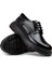 Erkek Hakiki Deri Siyah Günlük Ayakkabı - 01934MSYHE07 2