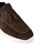 Erkek Hakiki Süet Kahverengi Loafer Ayakkabı - 01994MKHVC02 3