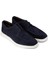 Erkek Lacivert Hakiki Süet Günlük Ayakkabı - 01996MLCVC01 4