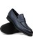 Erkek Hakiki Deri Lacivert Klasik Loafer Ayakkabı - 01995MLCVC01 3