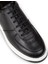 Hakiki Deri Siyah Erkek Sneaker Ayakkabı - 01965MSYHE08 5