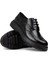 Erkek Hakiki Deri Siyah Günlük Ayakkabı - 01696MSYHE03 3