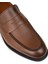 Erkek Hakiki Deri Taba Renk Klasik Loafer Ayakkabı - 01995MTBAC01 5