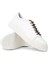 Erkek Hakiki Deri Beyaz Sneaker Ayakkabı - 02004MBYZC01 3