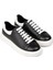 Erkek Hakiki Deri Siyah Sneaker Ayakkabı - 01990MSYHP02 4
