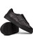 Erkek Hakiki Deri Siyah Sneaker Ayakkabı - 02002MSYHC02 3