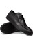 Erkek Hakiki Deri Siyah Günlük Ayakkabı - 01926MSYHC05 3