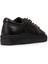 Erkek Hakiki Deri Siyah Sneaker Ayakkabı - 02004MSYHC01 2