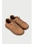 Kadın Hakiki Nubuk Taba Rengi Sneaker Ayakkabı - SE605ZTBAC01 4