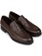 Erkek Kahverengi Hakiki Deri Klasik Loafer Ayakkabı - 01995MKHVC01 4
