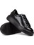 Kadın Hakiki Deri Siyah Sneaker Ayakkabı - 01991ZSYHP05 3