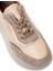 Kadın Hakiki Deri Bej Sneaker Ayakkabı - M0509ZBEJE01 5