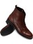 Erkek Hakiki Deri Bakır Rengi Fermuarlı Bot - 01974MBKRC02 3