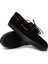 Erkek Hakiki Süet Siyah Günlük Marin Ayakkabı - 01952MSYHC05 3
