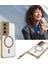 Samsung Galaxy S25 Kılıf Enka Magsafe Silikon Kılıf - Titan Gri 3