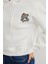 3 Iplik Ayıcık Nakışlı Kapüşonlu Sweatshirt 5