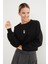 3 Iplik Ayıcık Nakışlı Bisiklet Yaka Sweatshirt 2