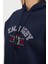 3 Iplik Rugby Nakışlı Kapüşonlu Sweatshirt 7