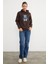 3 Iplik Ayıcık Nakışlı Oversize Kapüşonlu Sweatshirt 2