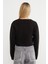 3 Iplik Fiyonk Nakışlı Crop Sweatshirt 6