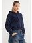 3 Iplik Basic Kapüşonlu Sweatshirt 2