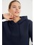 3 Iplik Basic Kapüşonlu Sweatshirt 3