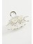 Yaprak Inci Taşlı Metal Mandal Toka 4,5 cm 1
